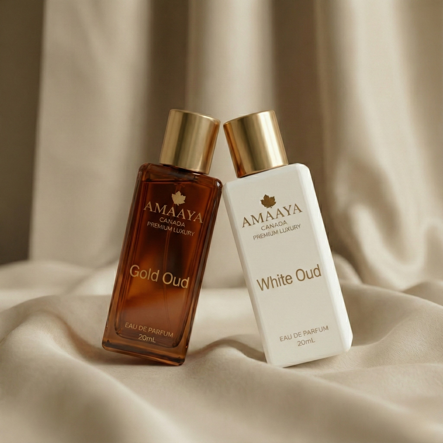 Amaya Two Ouds – Gold Oud & White Oud Duo The Perfume Story
