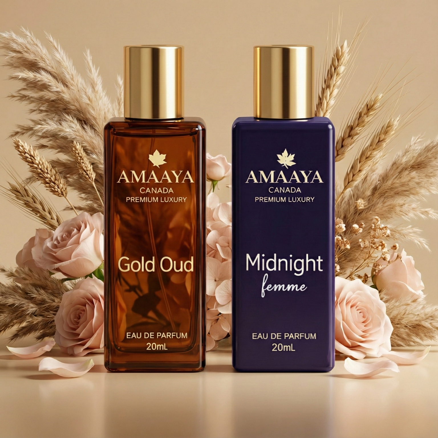 Amaya Gold Oud & Midnight Femme Duo The Perfume Story