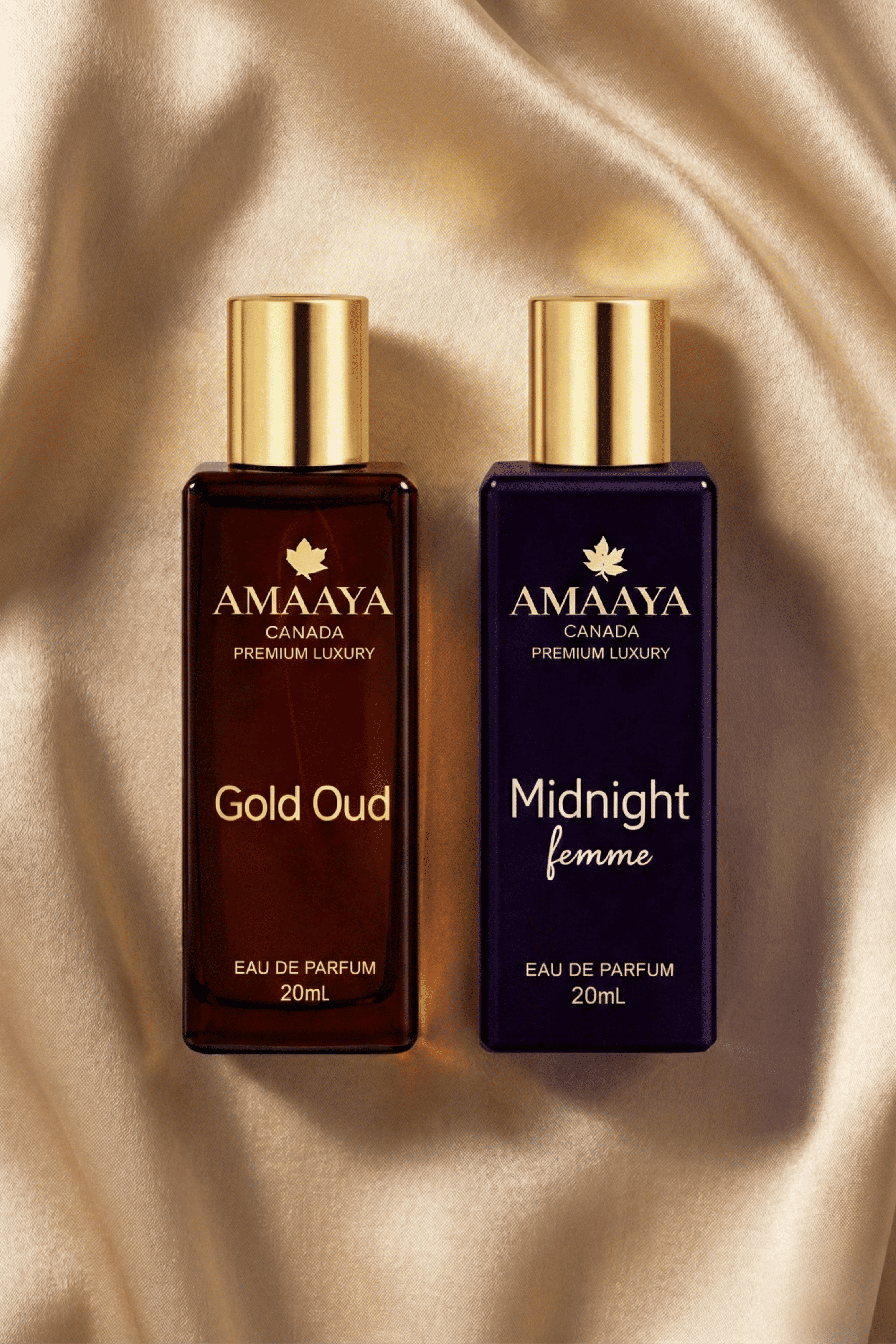 Amaya Gold Oud & Midnight Femme Duo The Perfume Story