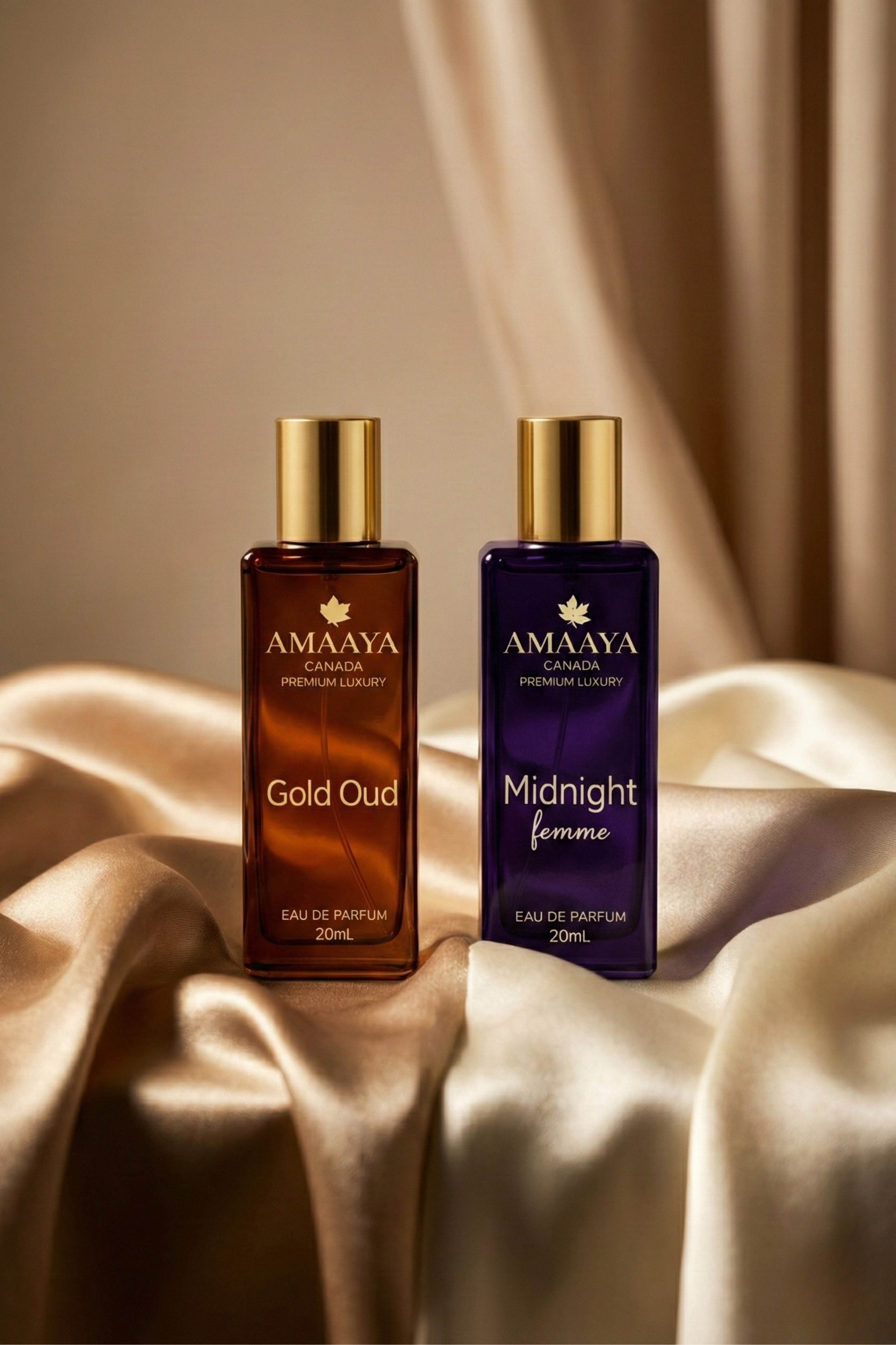 Amaya Gold Oud & Midnight Femme Duo The Perfume Story