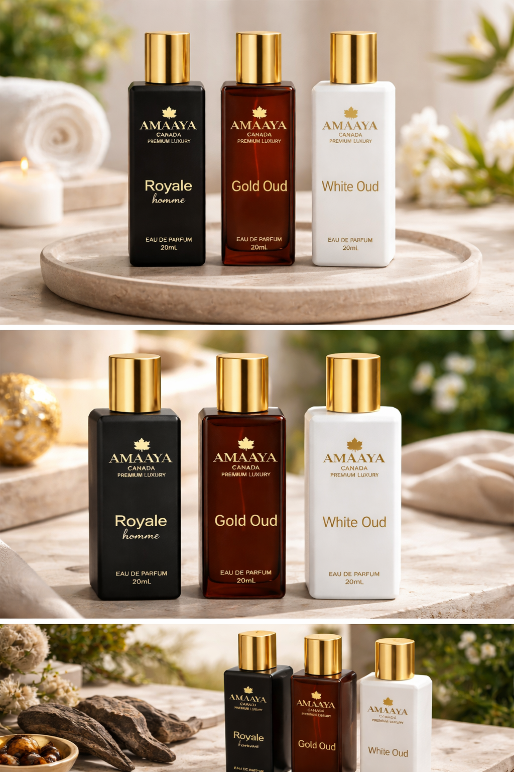 Amaya Ouds + Fresh Trio Gift Set The Perfume Story