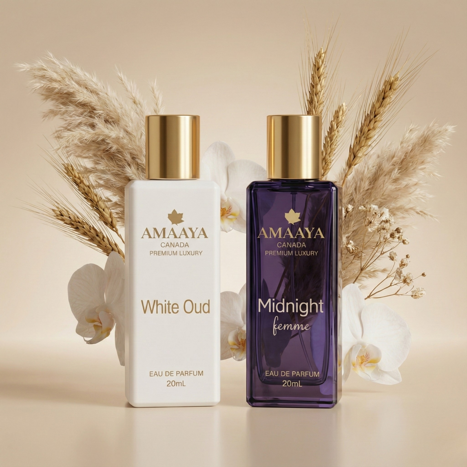Amaya White Oud + Midnight – Elegant & Mysterious Duo The Perfume Story
